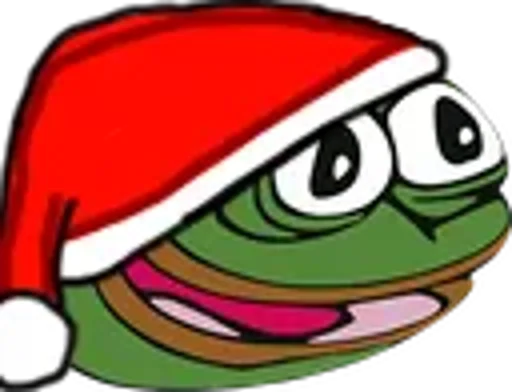 😃 Стикер «Peepo Christmas» для Telegram