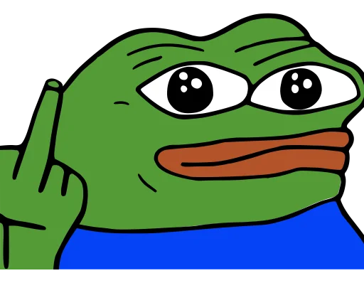 🖕 Стикер «Peepo» для Telegram