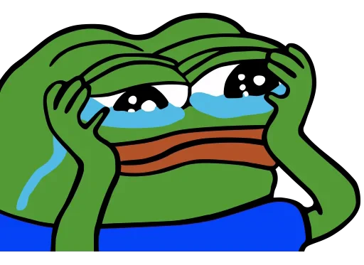 😭 Стикер «Peepo» для Telegram