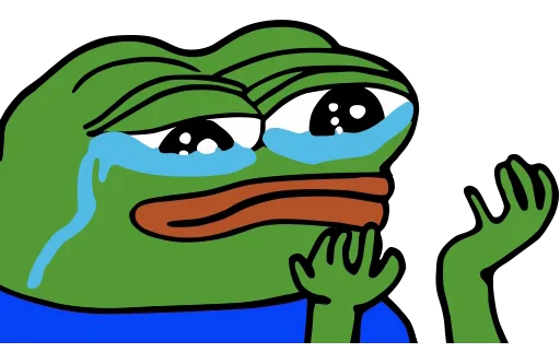 😭 Стикер «Peepo» для Telegram