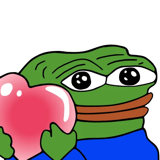 ❤️ Эмодзи «Peepo Pepe» для Telegram