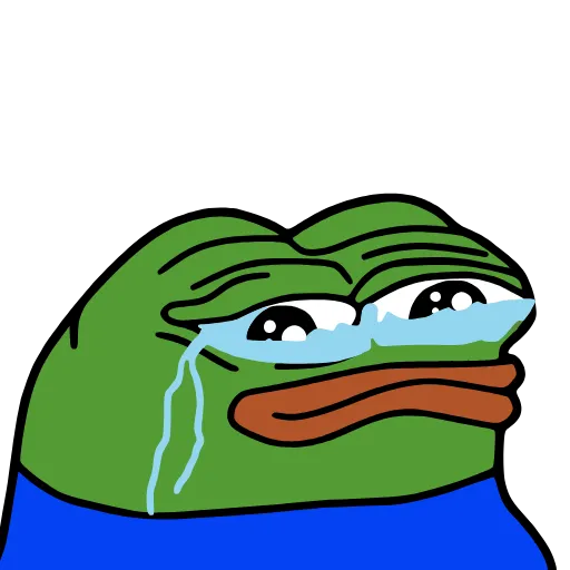 😭 Эмодзи «Peepo Pepe» для Telegram