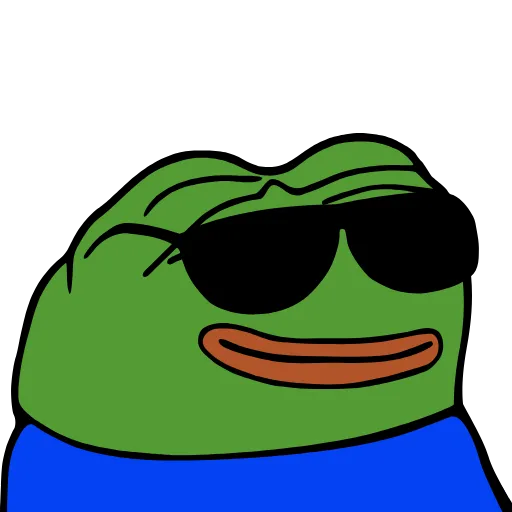 😎 Эмодзи «Peepo Pepe» для Telegram