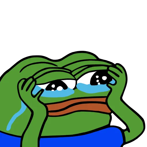 😭 Эмодзи «Peepo Pepe» для Telegram