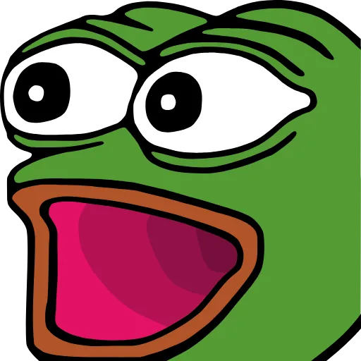 😮 Эмодзи «Peepo Pepe» для Telegram