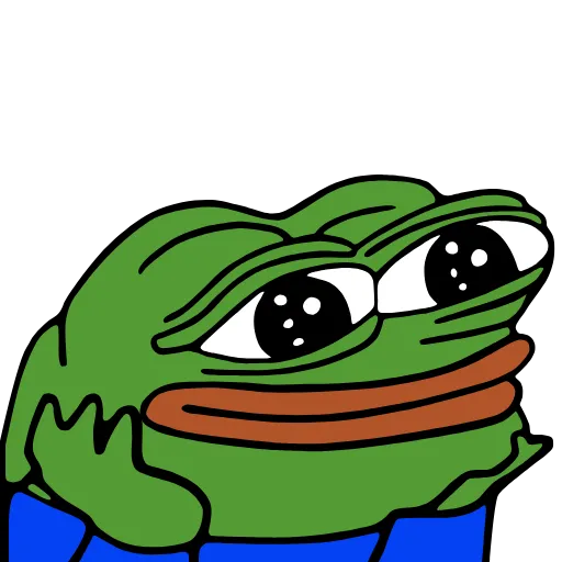 😌 Эмодзи «Peepo Pepe» для Telegram