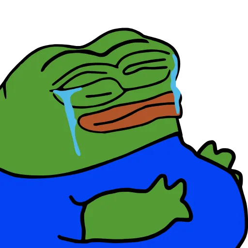 😭 Эмодзи «Peepo Pepe» для Telegram