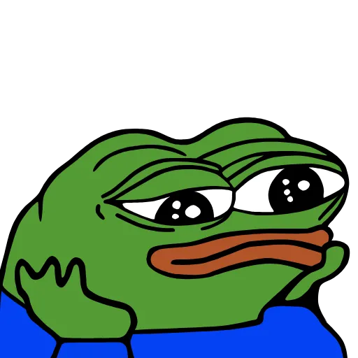 😔 Эмодзи «Peepo Pepe» для Telegram