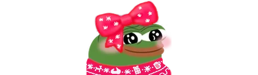 🎀 Стикер «peepoNewYear 7tv» для Telegram