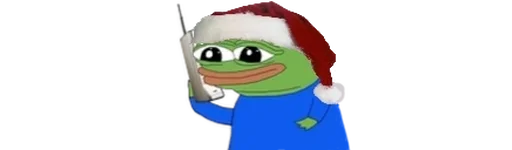 📞 Стикер «peepoNewYear 7tv» для Telegram
