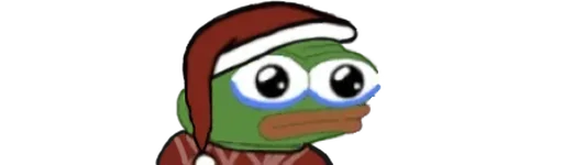 😓 Стикер «peepoNewYear 7tv» для Telegram
