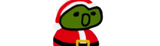 😮 Стикер «peepoNewYear 7tv» для Telegram