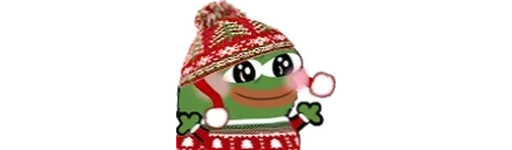 Стикерпак peepoNewYear 7tv для Telegram