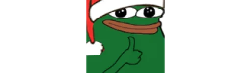 👍 Стикер «peepoNewYear 7tv» для Telegram