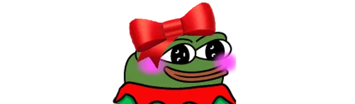 ☺️ Стикер «peepoNewYear 7tv» для Telegram