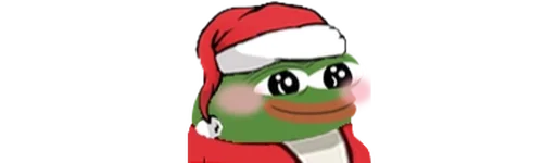 😳 Стикер «peepoNewYear 7tv» для Telegram