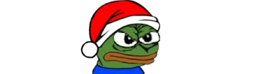 😠 Стикер «peepoNewYear 7tv» для Telegram