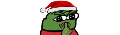 🤫 Стикер «peepoNewYear 7tv» для Telegram