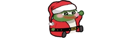👋 Стикер «peepoNewYear 7tv» для Telegram