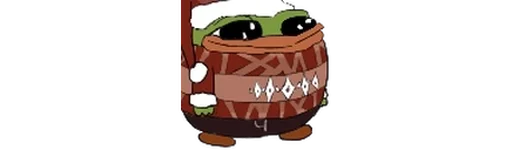🫄 Стикер «peepoNewYear 7tv» для Telegram