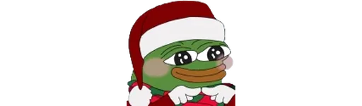 😳 Стикер «peepoNewYear 7tv» для Telegram