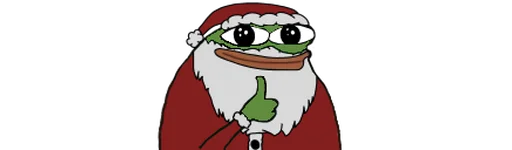 👍 Стикер «peepoNewYear 7tv» для Telegram