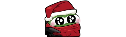 🧶 Стикер «peepoNewYear 7tv» для Telegram