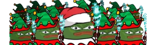 🔥 Стикер «peepoNewYear 7tv» для Telegram