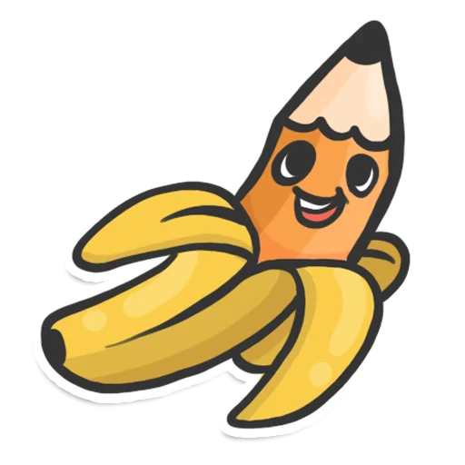 🍌 Стикер «Pencil» для Telegram