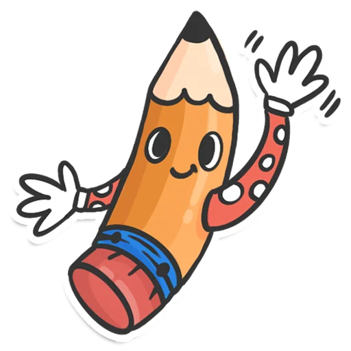 😀 Стикер «Pencil» для Telegram