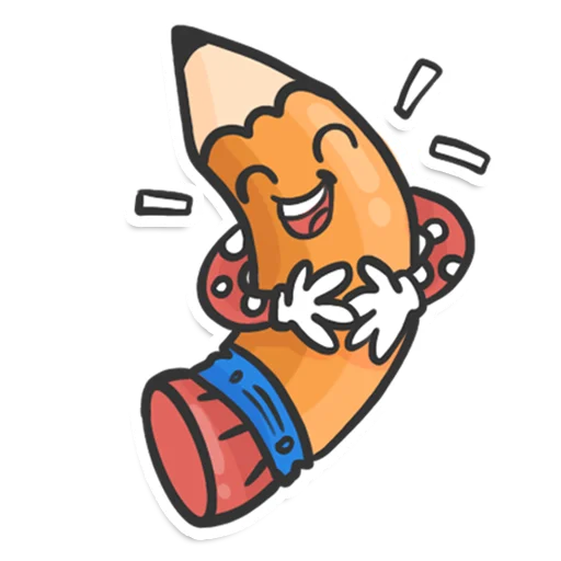 😆 Стикер «Pencil» для Telegram