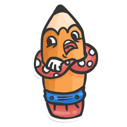 😒 Стикер «Pencil» для Telegram