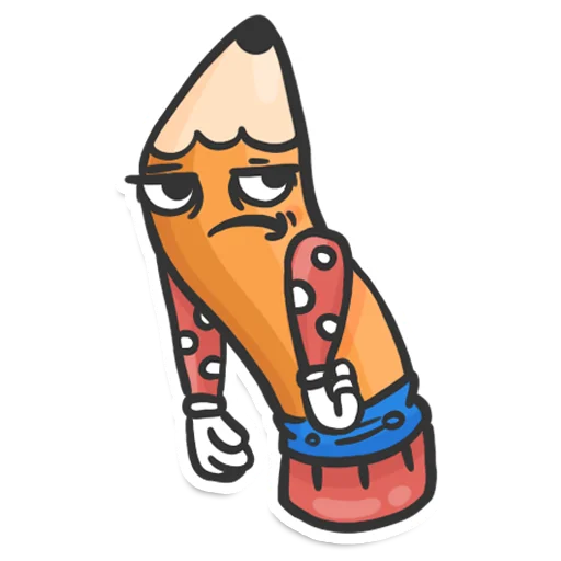 🤨 Стикер «Pencil» для Telegram