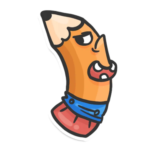 🤨 Стикер «Pencil» для Telegram