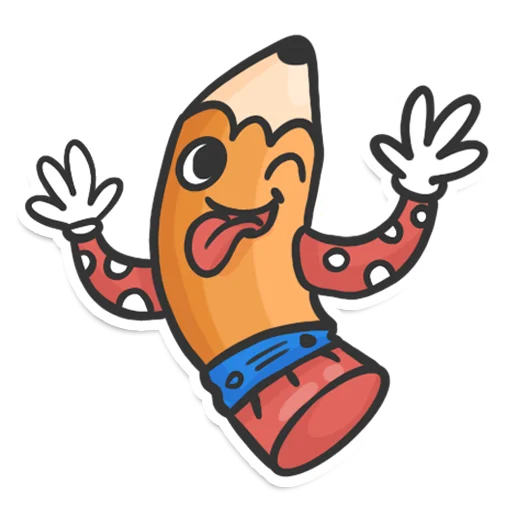 😉 Стикер «Pencil» для Telegram