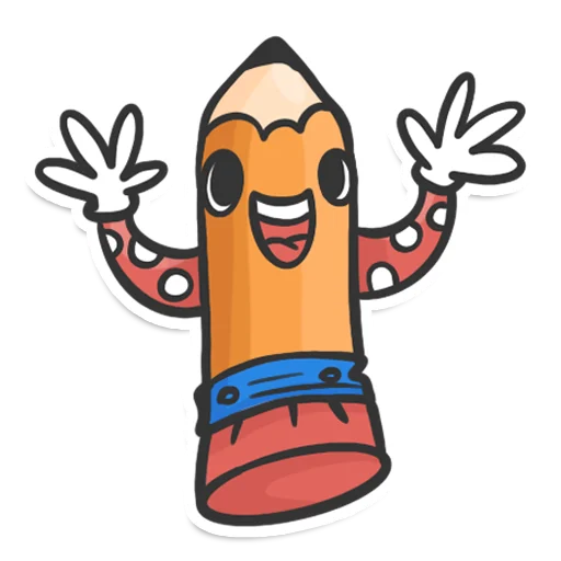 😀 Стикер «Pencil» для Telegram