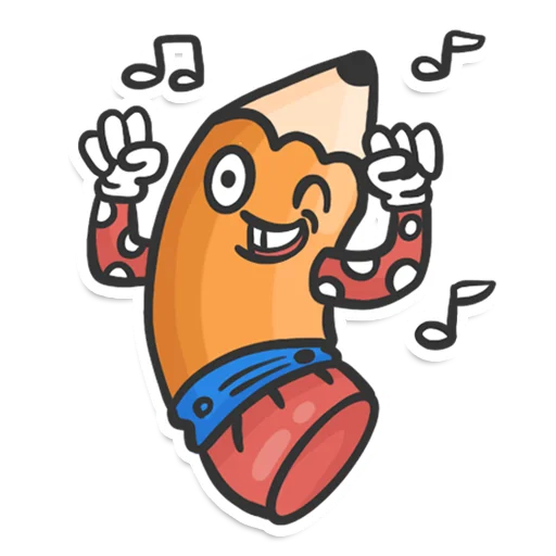 💃 Стикер «Pencil» для Telegram