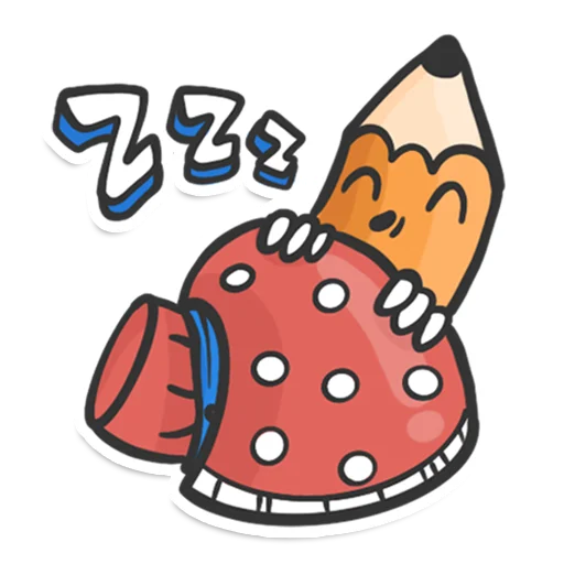😴 Стикер «Pencil» для Telegram