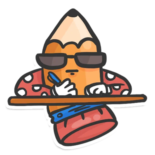 🤓 Стикер «Pencil» для Telegram