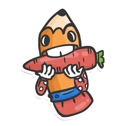 🤤 Стикер «Pencil» для Telegram