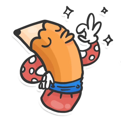 🧐 Стикер «Pencil» для Telegram