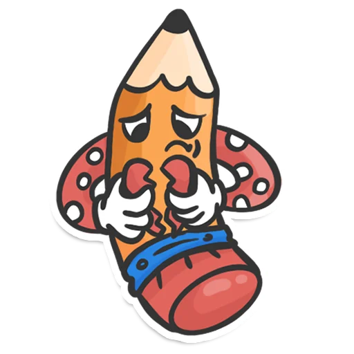 💔 Стикер «Pencil» для Telegram