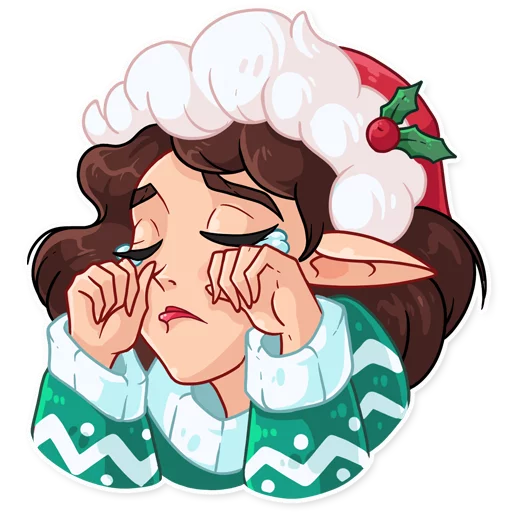 😢 Стикер «Penelope the Elf» для Telegram