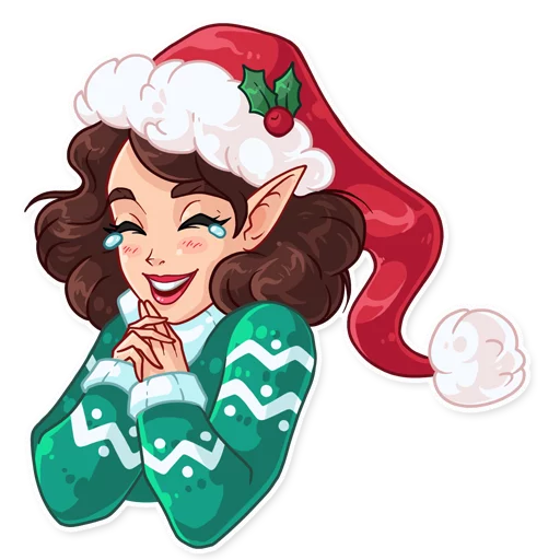 Стикерпак Penelope the Elf для Telegram