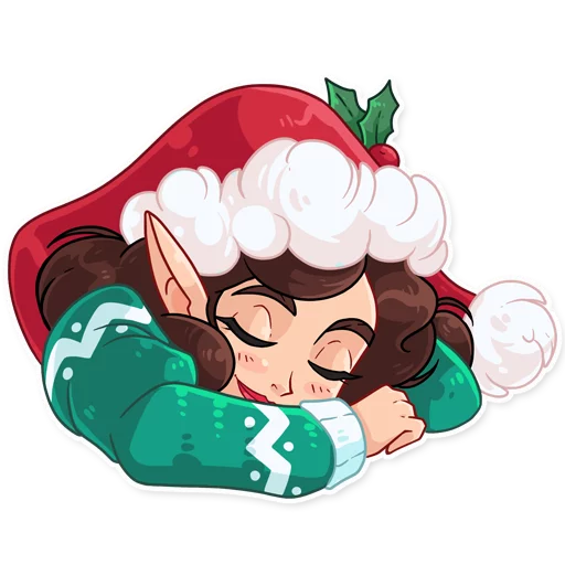 😴 Стикер «Penelope the Elf» для Telegram