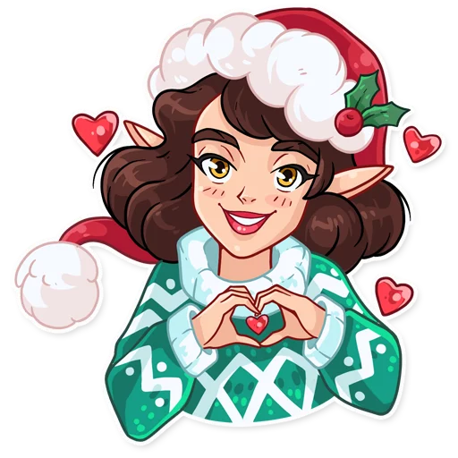🥰 Стикер «Penelope the Elf» для Telegram