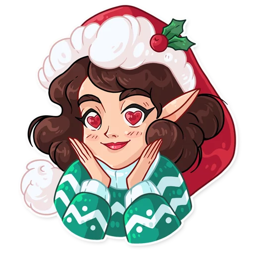 😍 Стикер «Penelope the Elf» для Telegram