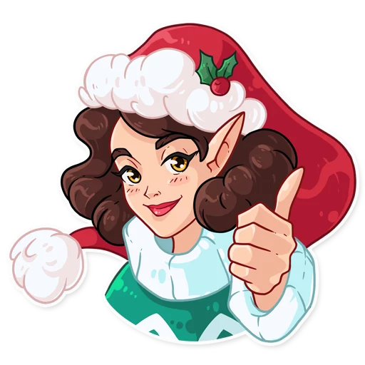 👍 Стикер «Penelope the Elf» для Telegram
