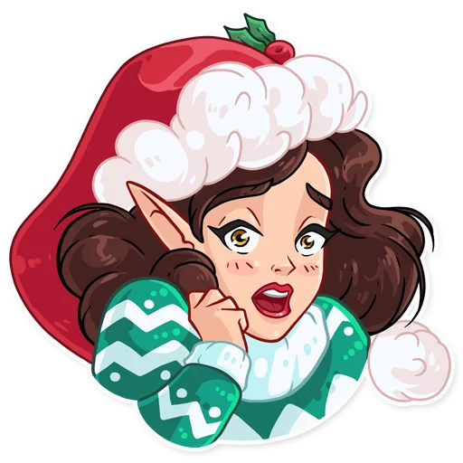 😨 Стикер «Penelope the Elf» для Telegram