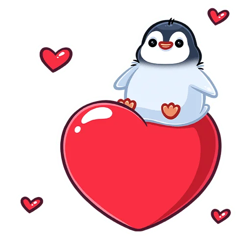 ❤️ Стикер «Пенг» для Telegram